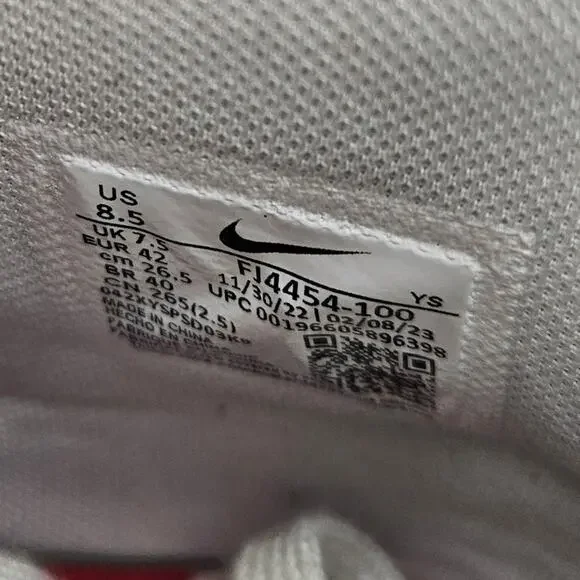 Nike Terminator High Red White Sneakers sz 8.5 Mens - Picture 8 of 8